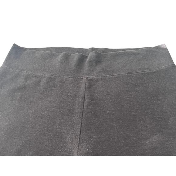 REEBOK HI-RISE WIDE LEG ACTIVEWEAR LEGGINGS, WOMENS, M, GREY, FULL LENGTH, YOGA - Picture 3 of 11